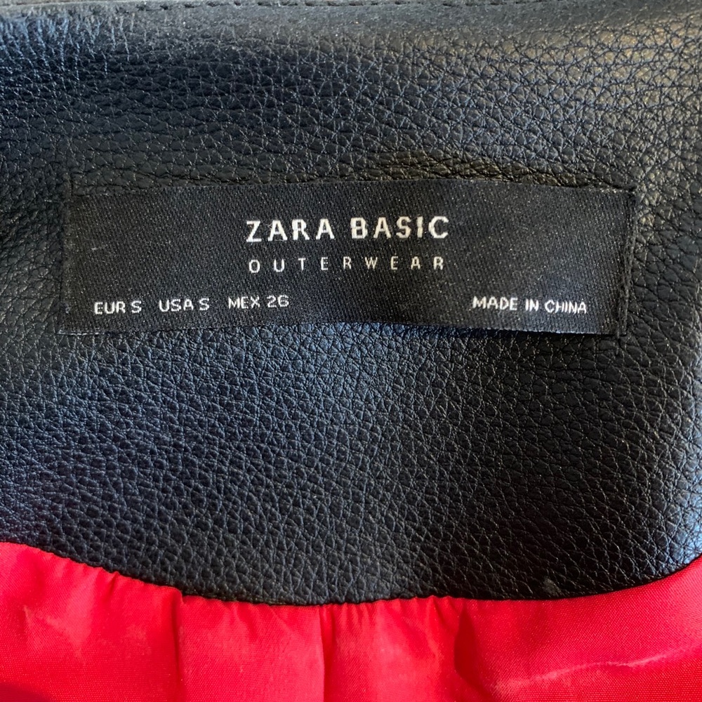 Zara leather jacket - Picture 3 of 6